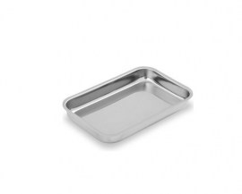 BANDEJA EM AÇO INOX - 22 X 9 X 1,5 CM